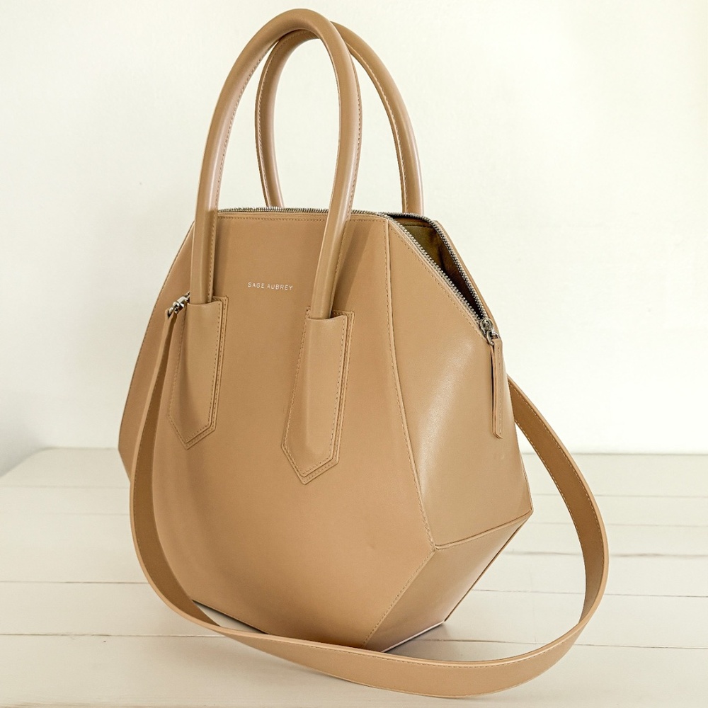 Sage Aubrey Large Luna Bag – Beige | $650 Retail | Discontinued | Like New